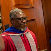 faculty with big smiles